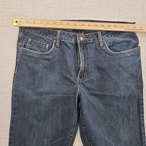 Kenneth Cole Men's 36x32 Straight Fit Denim Jeans Dark Wash Vintage Foshan EUC - Picture 9 of 14